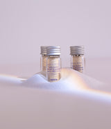 OJOOK sustainable floss with silk, purple salt from south korea and ethically sourced beeswax. eco friendly dental floss.