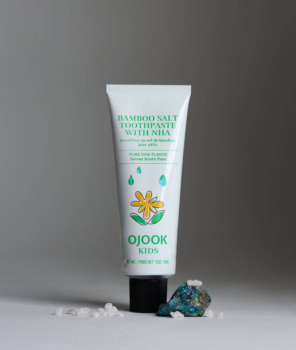 Kids Korean Bamboo Salt Toothpaste with nHA - Pure Dew | OJOOK