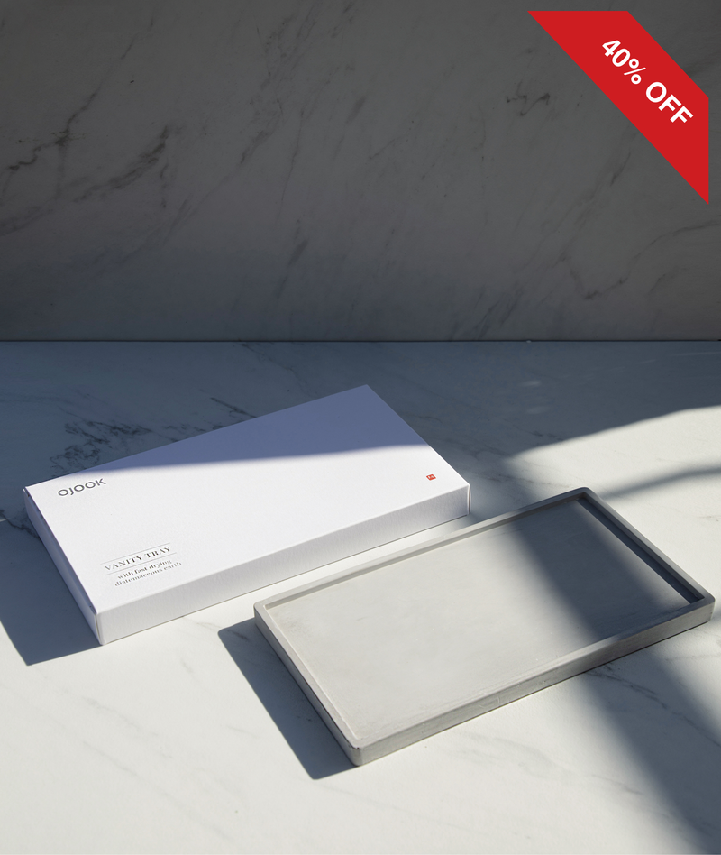 Diatomite Vanity Tray